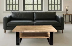 Ada Couchtisch Baumkante mit Ablage