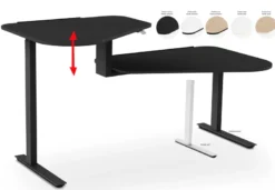 Aeris Active Desk Stehschreibtisch höhenverstellbar in 3 Farben