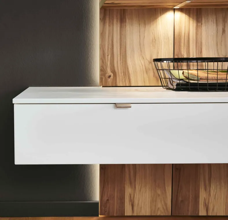 Andiamo Home Wohnwand weiß modern hochwertig
