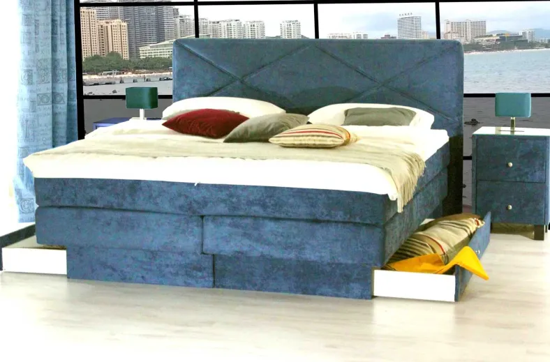 Bali Boxspringbett 180x200 mit Bettkasten
