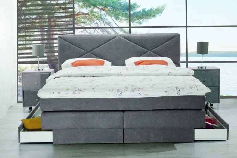 Bali Boxspringbett 180x200 mit Bettkasten