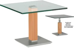 Beistelltisch mit Rollen höhenverstellbar