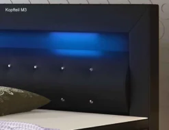 Boxspringbett mit LED