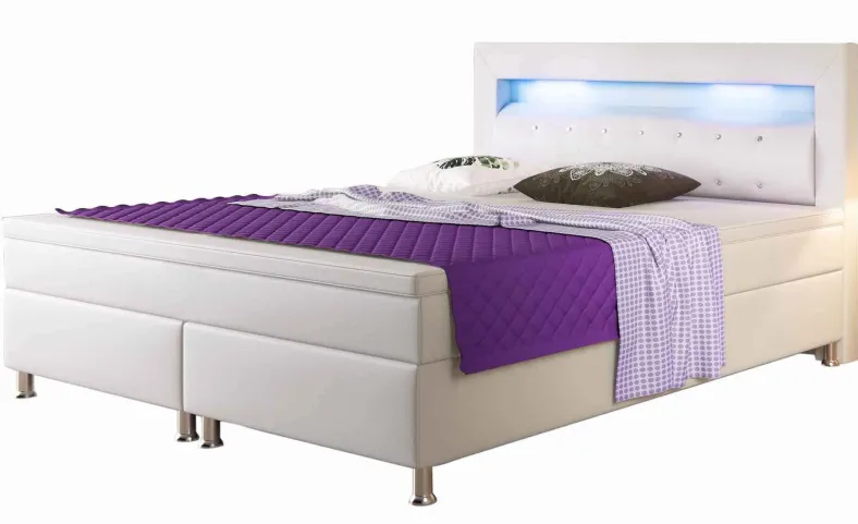 Boxspringbett mit LED