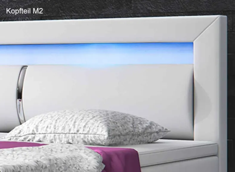 Boxspringbett mit LED