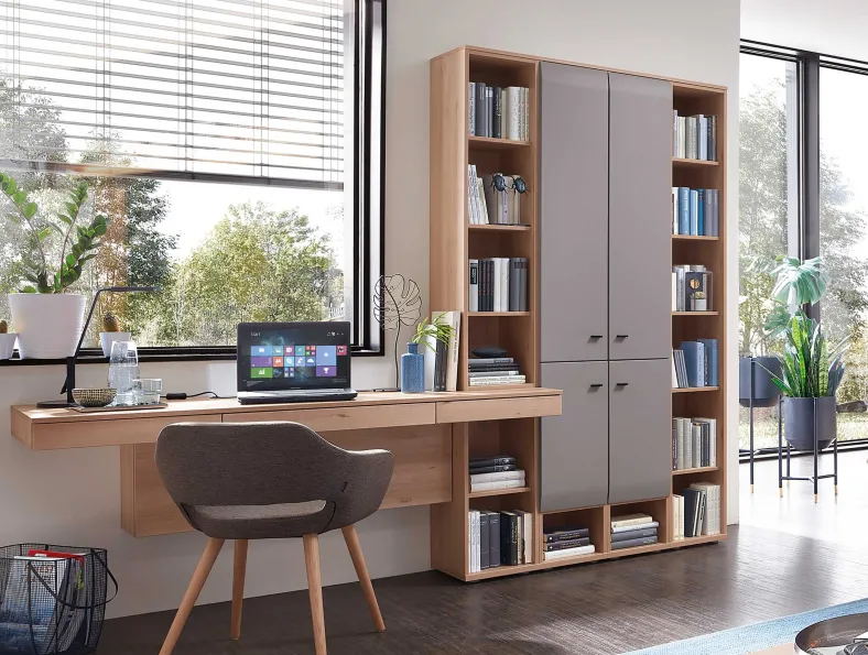 Breege Bücherregal mit Schreibtisch