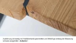 Carbonara Baumkanten Esstisch