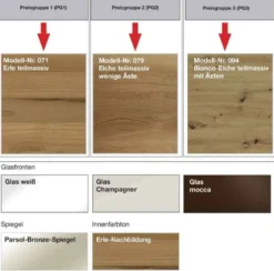 Cardiff Holzkommode mit Schubladen