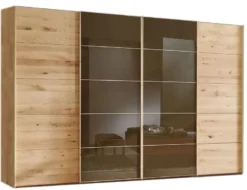 Cardiff Kleiderschrank teilmassiv eiche
