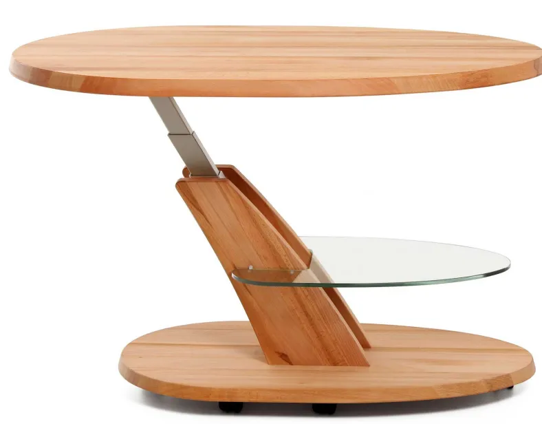 4328 Couchtisch oval höhenverstellbar