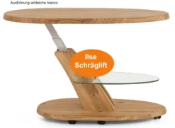 4328 Couchtisch oval höhenverstellbar