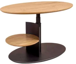 7602 Couchtisch oval höhenverstellbar