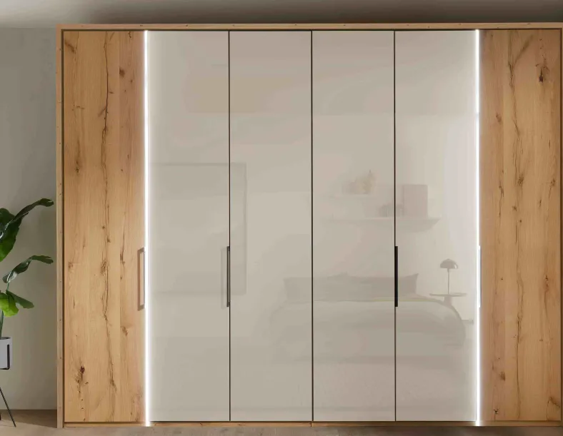 Cremona Kleiderschrank mit Drehtüren