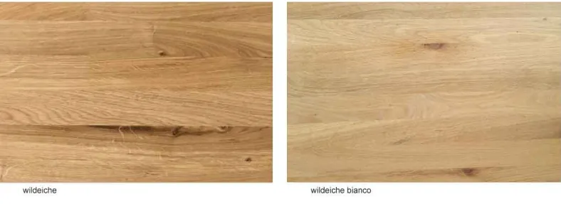 Davos Vitrinenschrank wildeiche massiv
