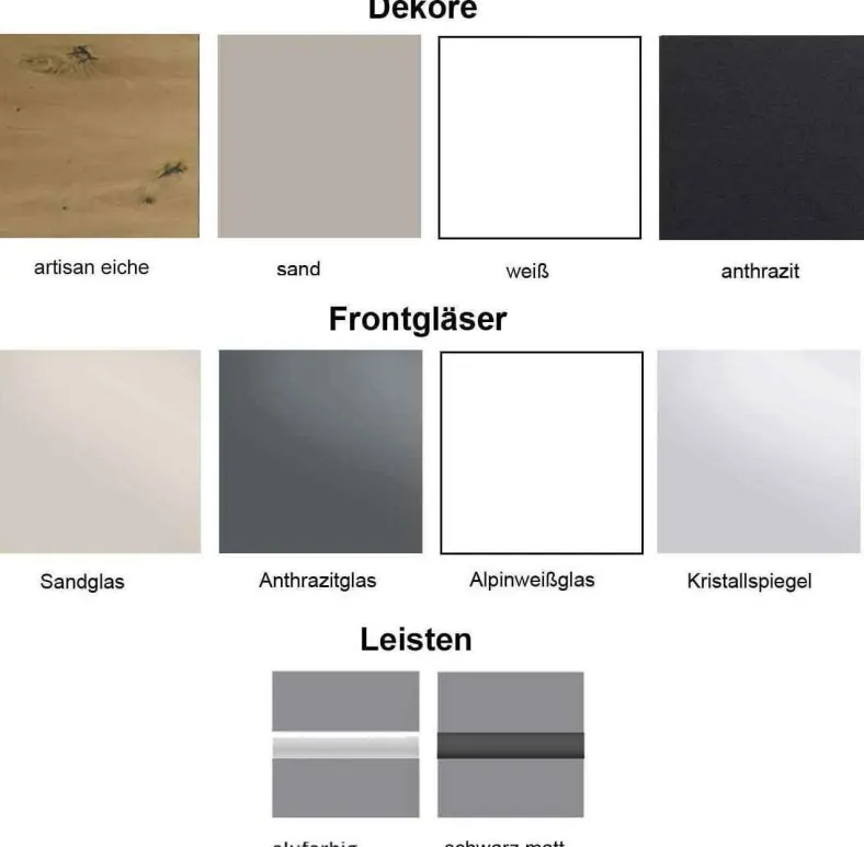 Extenso Kleiderschrank mit Glastüren
