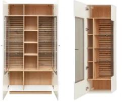 Fresno Vitrinenschrank weiß modern