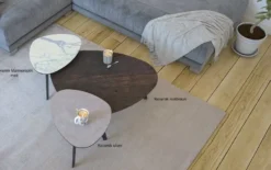 Galet Beistelltisch Keramik