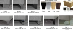 Granada Boxspringbett 180x200 mit Bettkasten