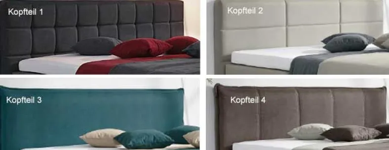 Hover Boxspringbett 140x200 mit LED