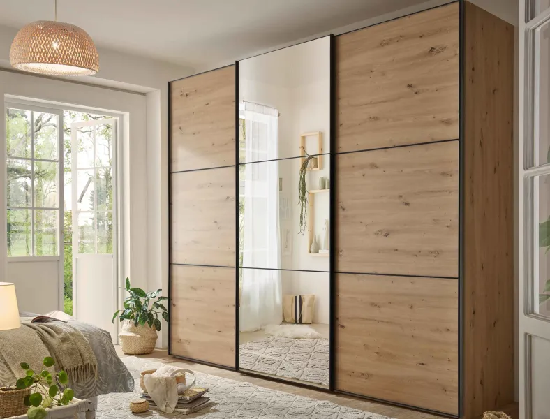 Includo Kleiderschrank mit Spiegel