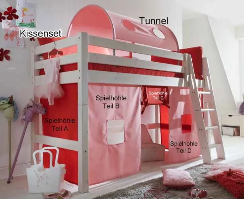 Infanskids Hochbett Kinder ab 3 Jahre