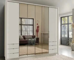 Kansas Kleiderschrank mit Schubladen 250 cm