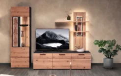 Kitzalm Wohnwand kernbuche modern