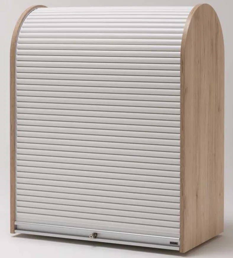 Klenk Dancer Woodside Rolladenschrank weiß abschließbar