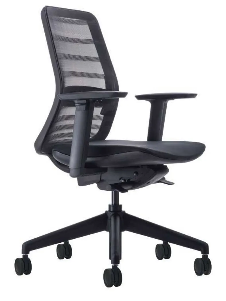 Koplus Tonique ergonomischer Bürosessel schwarz mit vielen Funktionen