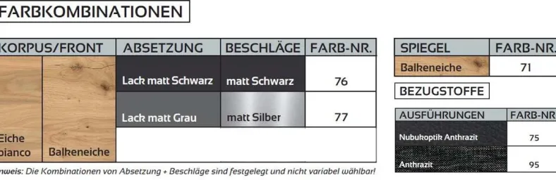 LEVIO Wandgarderobe mit Ablage