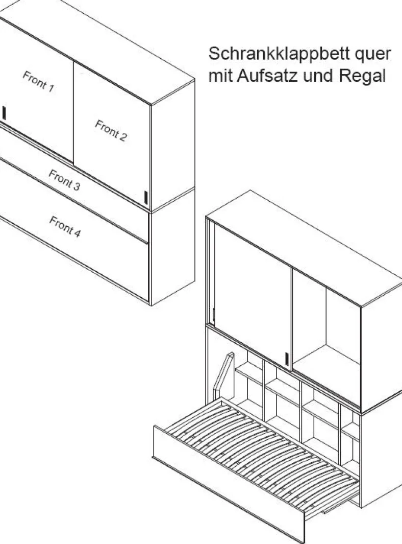 Loop Schrankbett horizontal