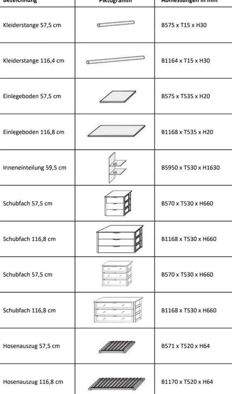 Massivholz Kleiderschrank