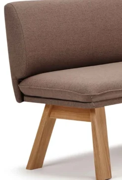Memphis Eckbank Holz mit Polster