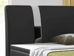 Modernes Polsterbett mit Matratze