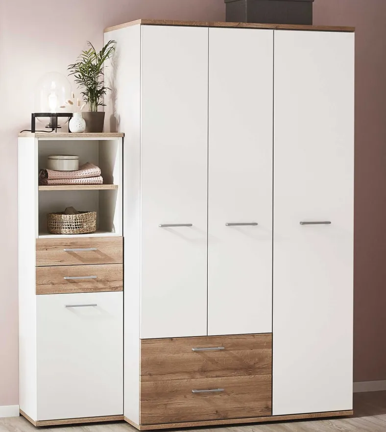 New York Kleiderschrank mit Schubladen