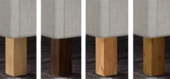 Noah Polsterbett mit Holz
