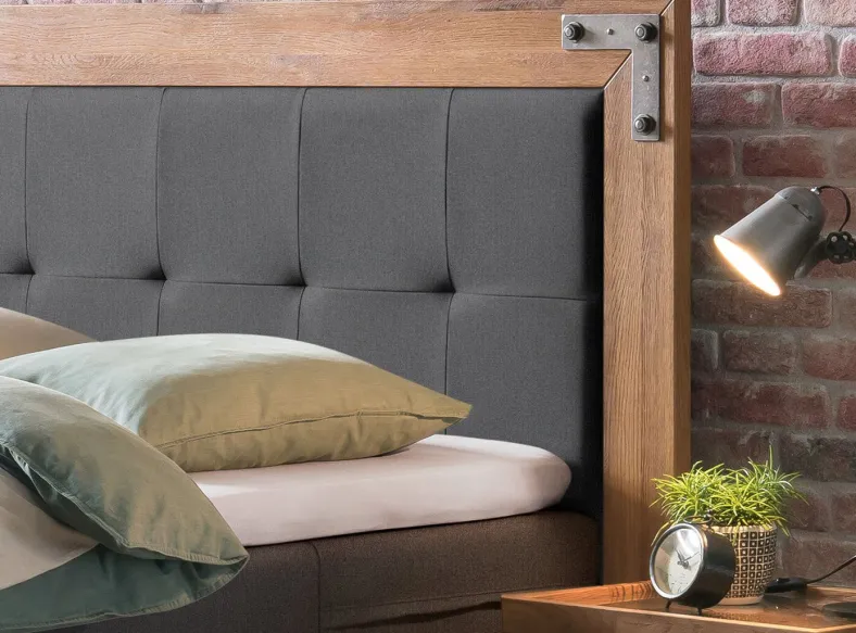 Oakland Boxspringbett retro
