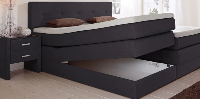 Oregon Boxspringbett 200x200 mit Stauraum