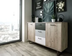 Orlando modernes Sideboard eiche