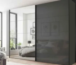 Paros Kleiderschrank mit Glastüren