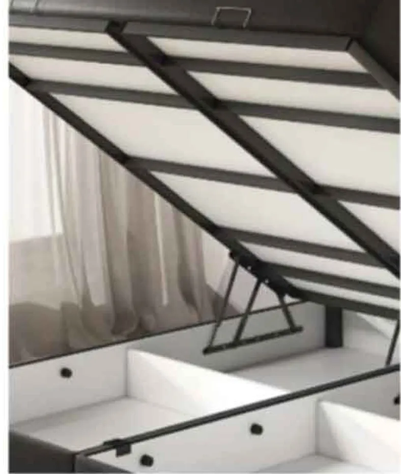 Polsterbett mit LED