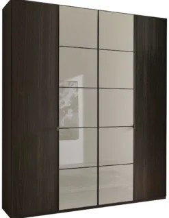 Quito Kleiderschrank mit Glastüren