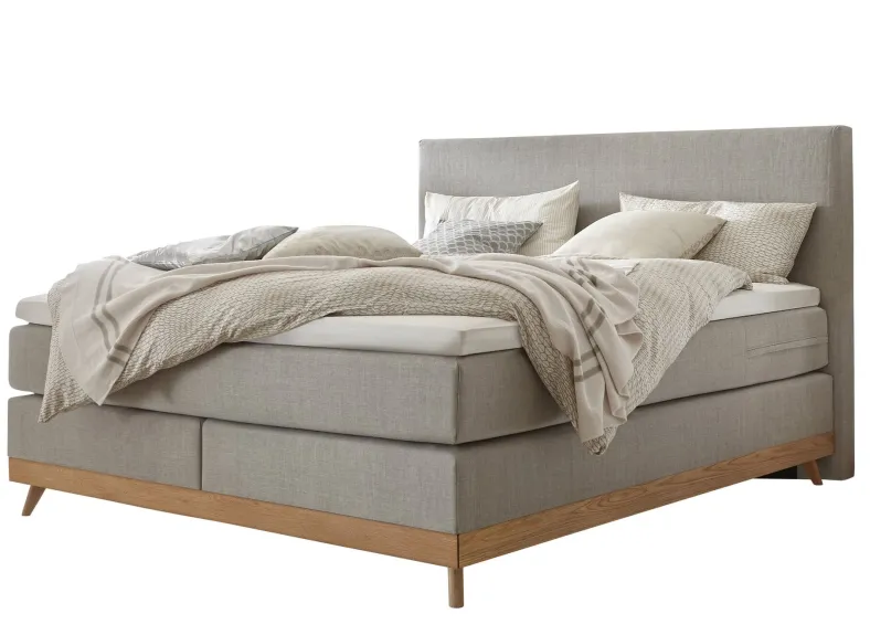 Scandia Boxspringbett Leinen