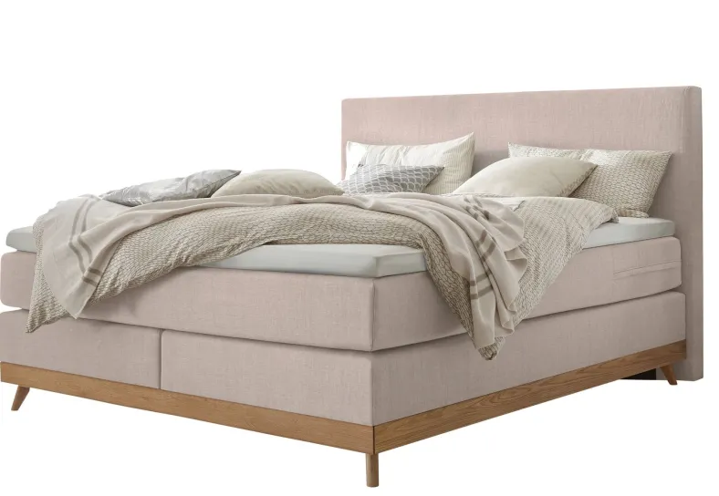 Scandia Boxspringbett Leinen
