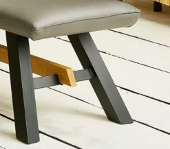 Sitzbank 160 cm mit Rückenlehne