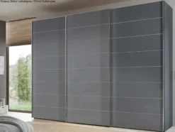 Sonate Como Glas Kleiderschrank B373 cm