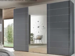Sonate Como Kleiderschrank mit Spiegel B336 cm