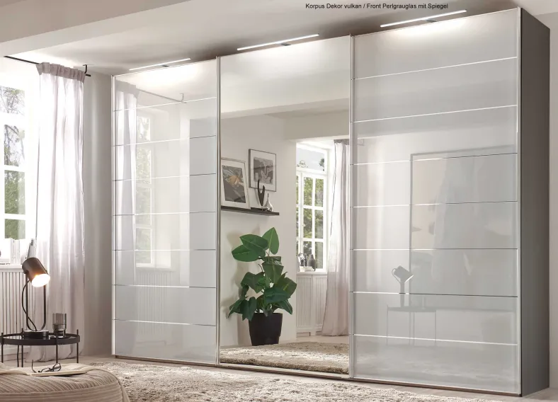 Sonate Como Schwebetürenschrank mit Spiegel B298 cm