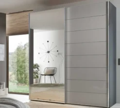 Sonate Como Schwebetürenschrank mit Spiegel B167 cm