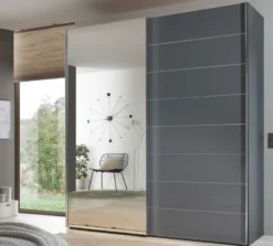 Sonate Como Schwebetürenschrank mit Spiegel B167 cm